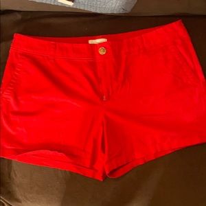 Red Liz Claiborne shorts